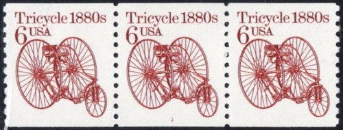 # 2126 (1985) 1880's Tricycle - PS/3, #1, VF MNH