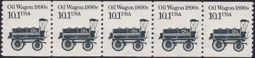 # 2130 (1985) 1890's Oil Wagon - PS/5, #1, VF MNH (PNC)