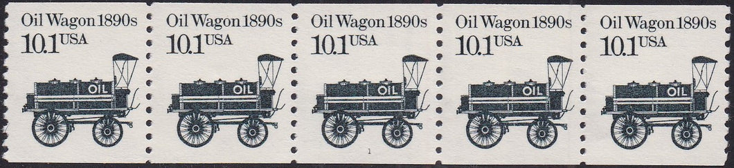 # 2130 (1985) 1890's Oil Wagon - PS/5, #1, VF MNH (PNC)
