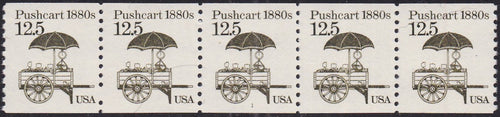 # 2133 (1985) 1880's Pushcart, Lumin - PS/5, #1, FVF MNH (PNC)