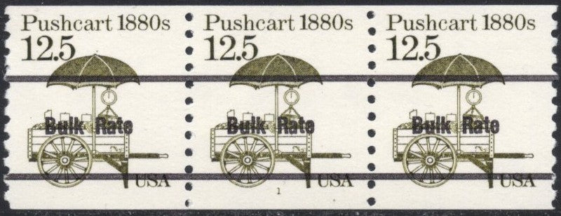 # 2133a (1985) 1880's Pushcart, Precancel - PS/3, #1, VF MNH