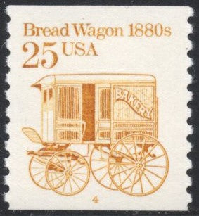 # 2136 (1986) 1880's Breadwagon - PS/1, #4, VF MNH