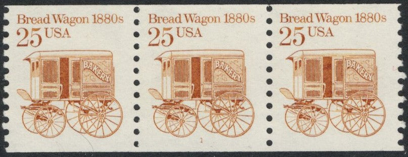 # 2136 (1986) 1880's Breadwagon - PS/3, #1, XF MNH