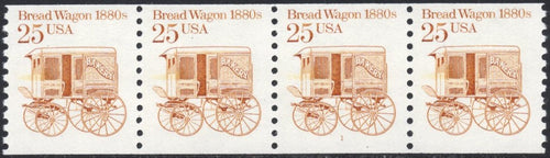 # 2136 (1986) 1880's Breadwagon - PS/4, #1, XF MNH