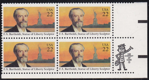 # 2147 (1985) Bartholdi - Mr. Zip, BK/4, LR, MNH
