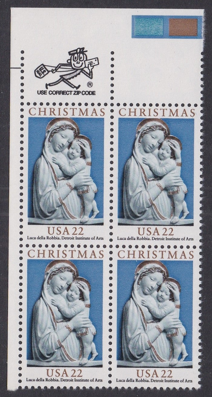 # 2165 (1985) Madonna - Mr. Zip, BK/4, UL, MNH