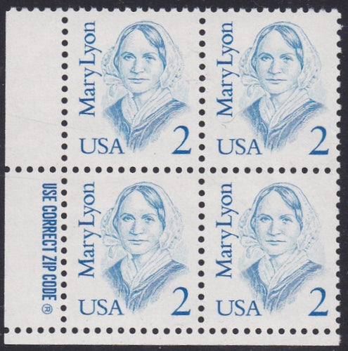 # 2169 (1987) Lyon, bright blue, LB tag, DG, perf 11 - Zip BK/4, LL, MNH