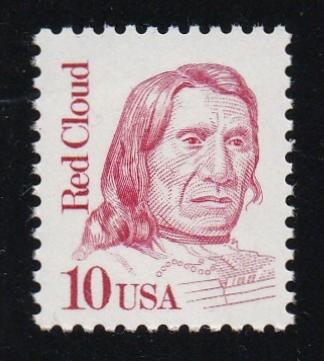 # 2175e (1994) Red Cloud, Carmine, MP tag, SG, perf 11 - Sgl, MNH