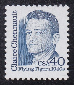 # 2187a (1998) Chennault, Dark Blue, GSP tag, LGG, perf 11 - Sgl, MNH