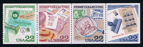 # 2201a (1986) Ameripex '86 - Bklt pane, No Tab, MNH, AT FACE