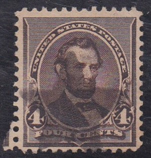 # 222 (1890) Lincoln - Sgl, Used, Star Cancel [8]