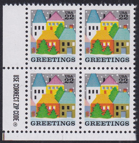 # 2245 (1986) Village - Zip BK/4, LL, MNH