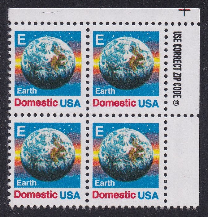 # 2277 (1988) E, Earth, 5th Transition Rate - Zip BK/4, UR, MNH