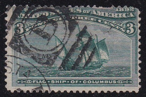 # 232 (1893) Santa Maria - Sgl, Used [4]