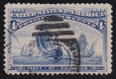 # 233 (1893) 4c Fleet of Columbus - Sgl, Used [3]