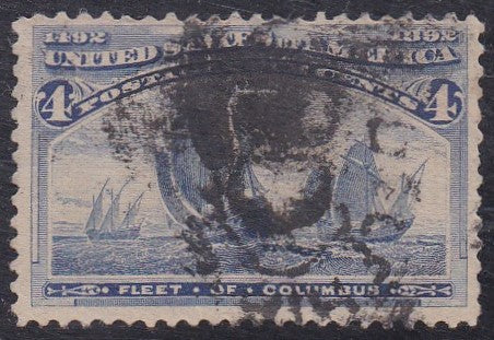 # 233 (1893) 4c Fleet of Columbus - Sgl, Used [4]