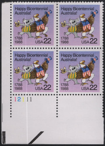 # 2370 (1988) Australia Bicentennial - PB, LL #12111, MNH