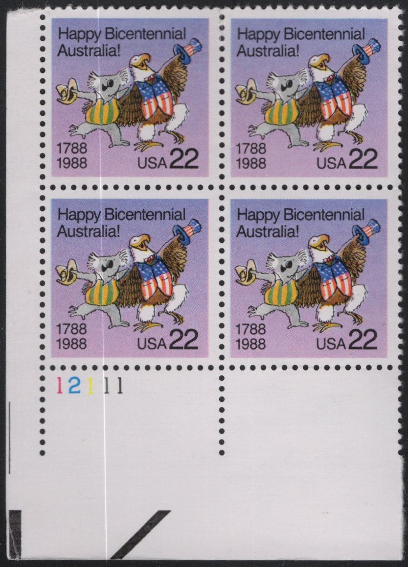# 2370 (1988) Australia Bicentennial - PB, LL #12111, MNH