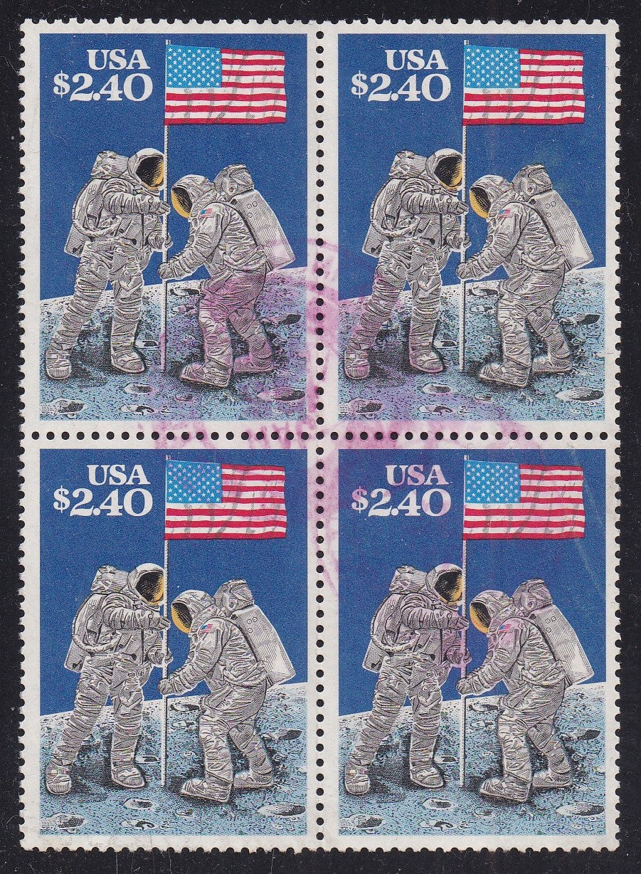 # 2419 (1989) Moon Landing - BK/4, Used