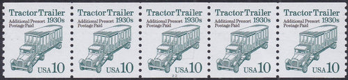 # 2458 (1994) 1930's Tractor Trailer, SG, Not Tag - PS/5, #22, XF MNH