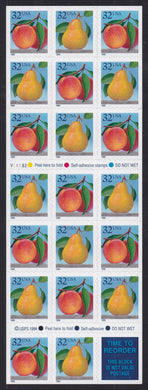 # 2494a (1995) Peach and Pear - BKLT, #V11132, MNH