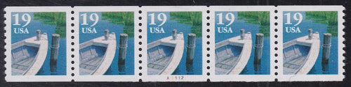 # 2529 (1991) Row Boat, Type I - PS/5, #A1112, VF MNH