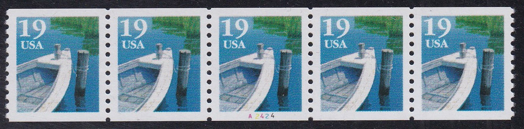 # 2529 (1991) Row Boat, Type I - PS/5, #A2424, VF MNH