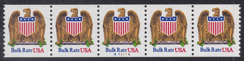 # 2602 (1991) Eagle & Shield - PS/5, #A11111, XF MNH