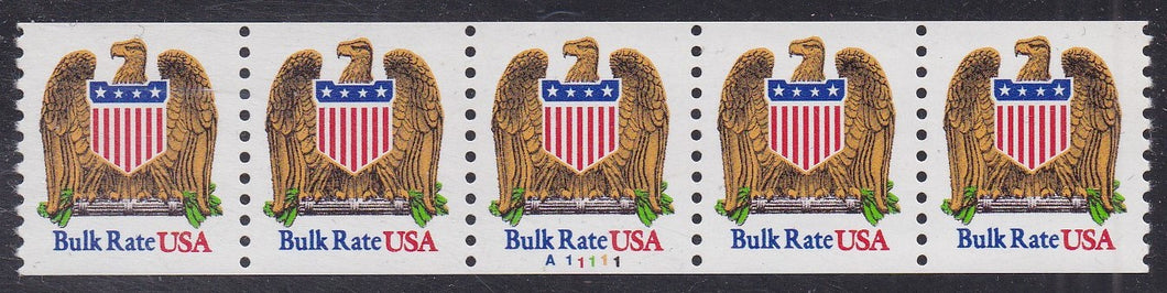 # 2602 (1991) Eagle & Shield - PS/5, #A11111, XF MNH