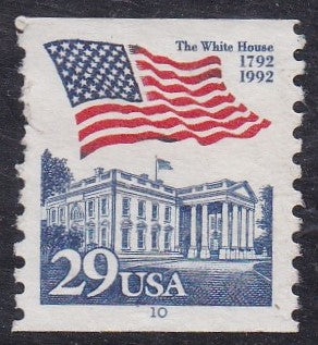 # 2609 (1992) Flag/White House - PS/1, #10, Used