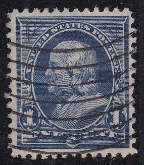 # 264 (1895) Franklin, blue - Sgl, Used [9]