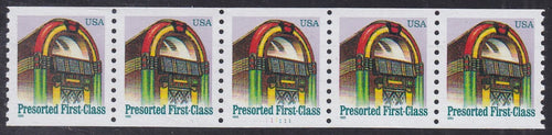 # 2911 (1995) Juke Box, dark shade - PS/5, #111111, VF MNH