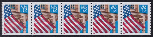 # 2913 (1995) Flag over Porch, LGG - PS/5, #11111, VF MNH
