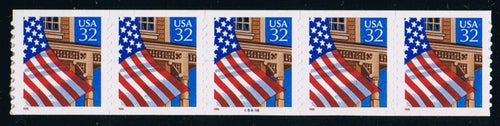 # 2915A (1996) Flag Over Porch - PS/5, 88888, 11/10, VF MNH