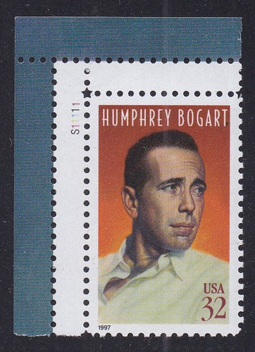 # 3152 (1997) Bogart - Plt sgl, UL #S11111, MNH