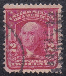 # 319b (1903) Washington, Type I, carmine rose - Sgl, Used [2]