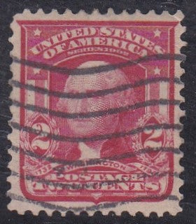 # 319b (1903) Washington, Type I, carmine rose - Sgl, Used [5]