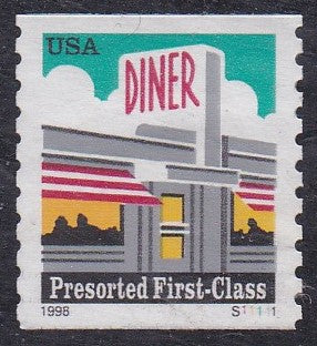 # 3208 (1998) Diner - PS/1, #S11111, Used, XF