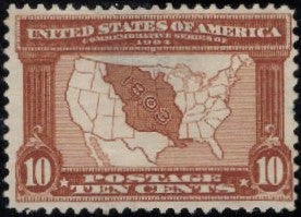 # 327 (1904) Louisiana Purchase Map - Sgl, Used