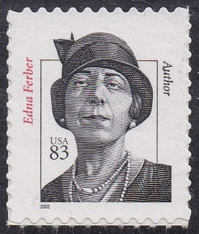 # 3433 (2002) Edna Ferber, DC 11 x 11.75 - Sgl, MNH