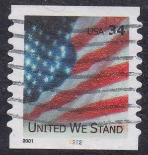 # 3550 (2001) Flag - PS/1, #2222, Used