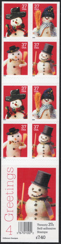 # 3687b (2002) Snowmen - BKLT, #S2222, MNH