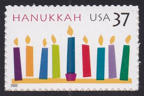 # 3672 (2002) Hanukkah - Sgl, MNH