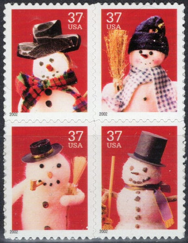 # 3679a (2002) Snowmen - BK/4, MNH