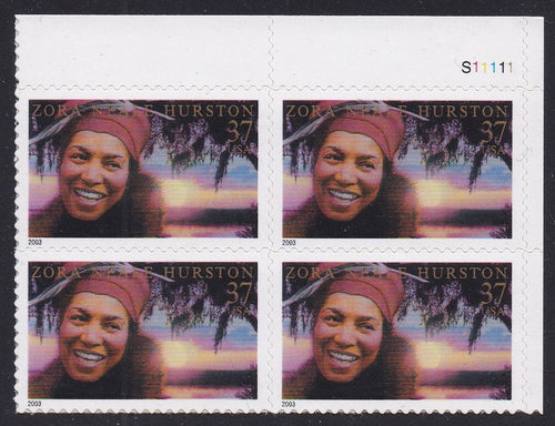 # 3748 (2003) Zora Hurston - PB, UR #S11111, MNH