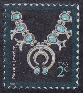 #3752 (2006) Navajo Necklace, 2006 year date, Microprint - Sgl, XF MNH