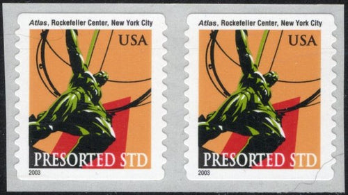 # 3520 (2001) Atlas - Coil pr, MNH