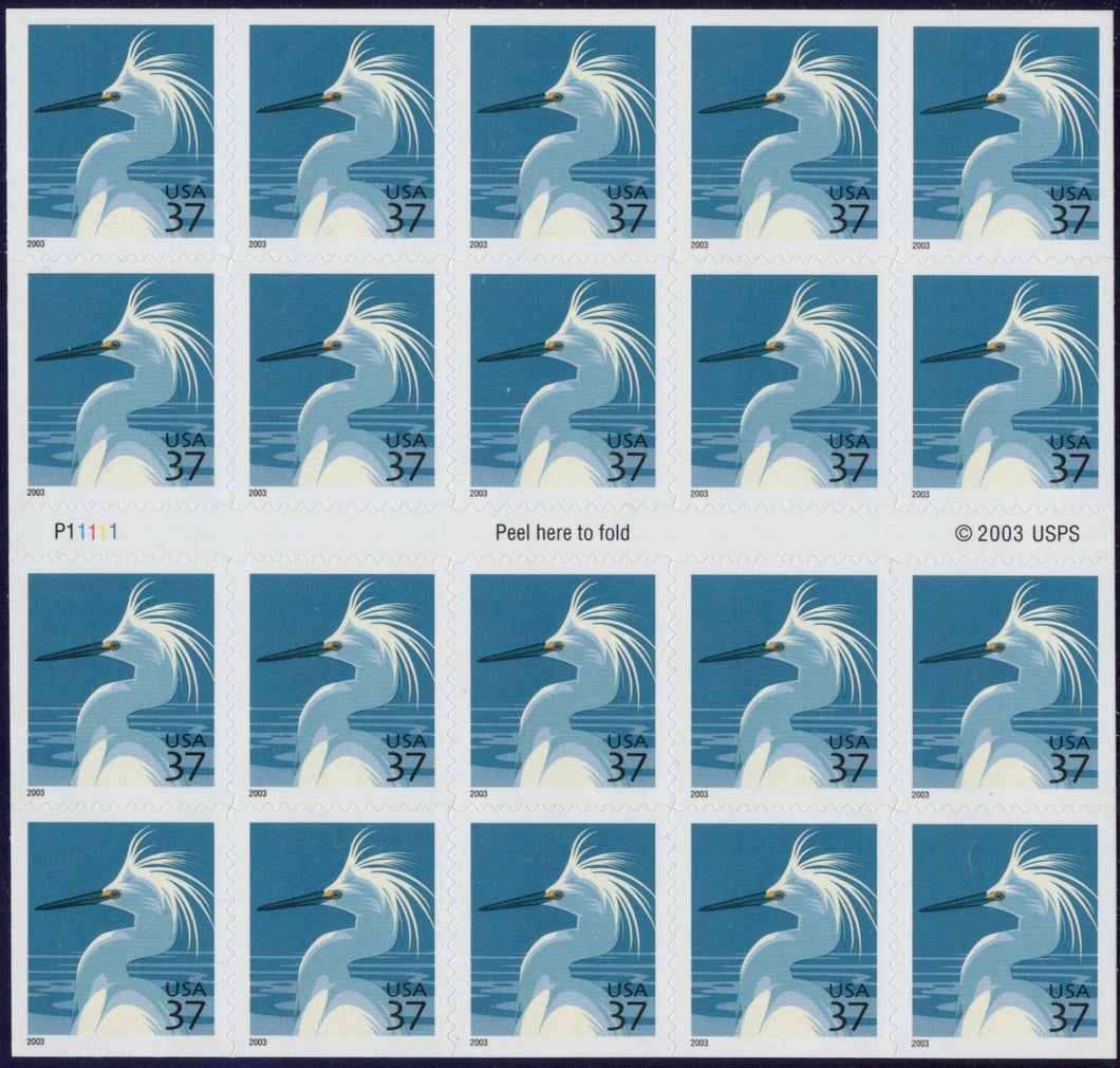 # 3830a (2004) Egret - Bklt, #P11111, MNH