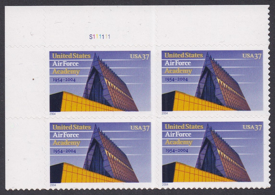 # 3838 (2004) Air Force Academy - PB, UL #S111111, MNH