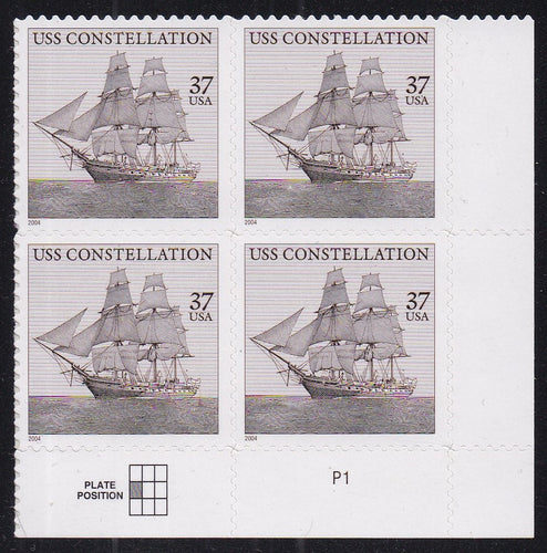 # 3869 (2004) USS Constellation - PB, LR #P1, MNH